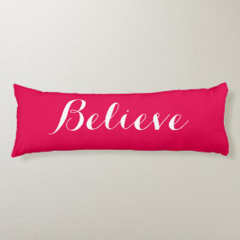 メリー信じクリスマス赤抱き枕 ボディピロー