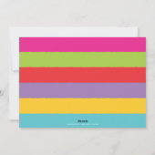 メリー光るカラフルストライプ2 – フォトクリスマス シーズンカード (裏面)