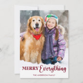 メリー全カスタム体クリスマス写真 シーズンカード (正面)