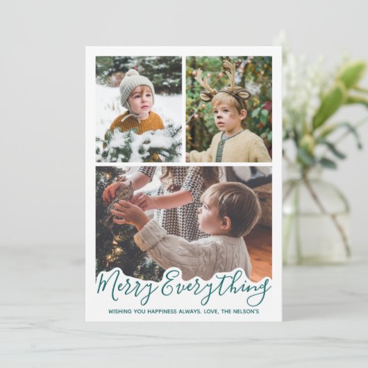 メリー全パーソナライズされたモダン3枚 シーズンカード (スタンド正面)