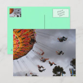 メリー円形は行きます ポストカード (正面/裏面)