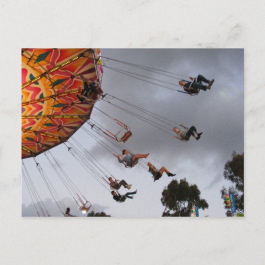 メリー円形は行きます ポストカード (正面)