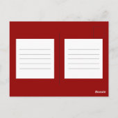 メリー写モダン真 ポストカード (裏面)