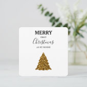 メリー初めてのクリスマスをママとして – 金ゴールドグリッター (スタンド正面)