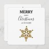 メリー初めてのクリスマスAs My Daddy -金ゴールドグリッター (正面/裏面)