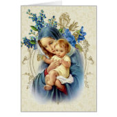 メリー及びイエス・キリストの葬儀の悔やみや弔慰の神聖なカードは感謝していしています (正面)