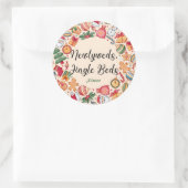 メリー可愛いパーソナライズされた ラウンドシール (バッグ)