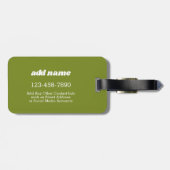 メリー名前をカスタムする入りキノコ ラゲッジタグ (裏面横)