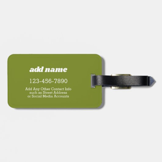 メリー名前をカスタムする入りキノコ ラゲッジタグ (裏面横)