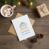 メリー国際的クリスマスとフェスティバルの木 カード