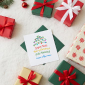 メリー国際的クリスマスとフェスティバルの木 カード