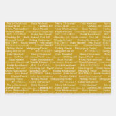 メリー国際的クリスマス ラッピングペーパーシート (正面2)