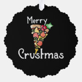 メリー地殻ピザクリスマス オーナメントカード (裏面)