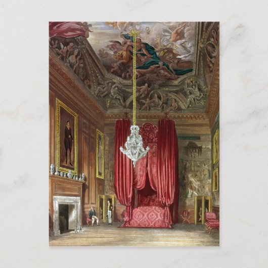 メリー女王の州のベッドの部屋、ハンプトンコート ポストカード (正面)