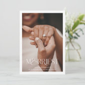 メリー婚約ホリディフォトカード シーズンカード (スタンド正面)