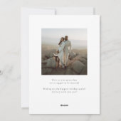 メリー婚約ホリディフォトカード シーズンカード (裏面)