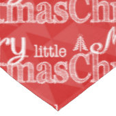 メリー小さなクリスマス抽象芸術三角形パターン テーブルクロス (アングル)