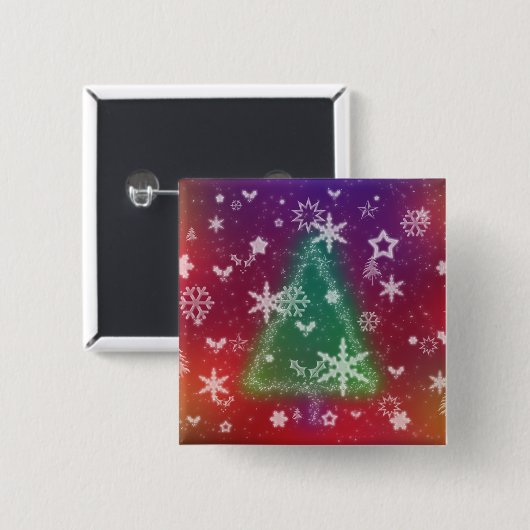 メリー小さなクリスマス 缶バッジ (正面&裏面)