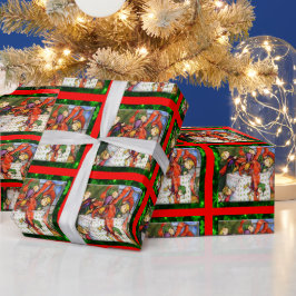 メリー小人包装現包装紙 ラッピングペーパー