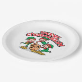 メリー小妖精や小人とドレイデスのクリスムカ ペーパープレート (アングル)