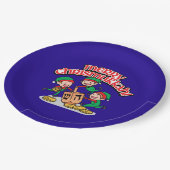 メリー小妖精や小人とドレイデスのクリスムカ ペーパープレート (アングル)