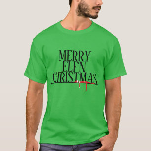メリー小妖精や小人のクリスマスTシャツ Tシャツ