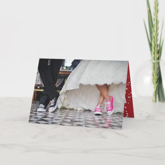 メリー幸福にすべて結婚したでモダンな写真カード シーズンカード (裏面)