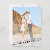 メリー手結婚したにレタ付き写真 シーズンカード (正面)