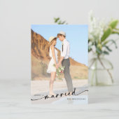 メリー手結婚したにレタ付き写真 シーズンカード (スタンド正面)