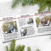 メリー数々のクリスマス写真おもしろい北極ニュース 三つ折りクリスマスカード