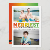 メリー数々のクリスマス×2 シーズンカード (正面/裏面)