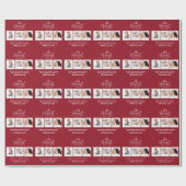 メリー数々の写真休日 ラッピングペーパー (フラット)