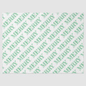 メリー文字モダンクリスマスおもしろい 薄葉紙 (正面)