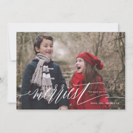 メリー日のクリスマス・ホリデー・フォト・カード シーズンカード