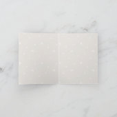 メリー日のクリスマス・ホリデー・フォールド・カード シーズンカード (内部)