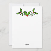 メリー日本のクリスマスカード シーズンカード (裏面)