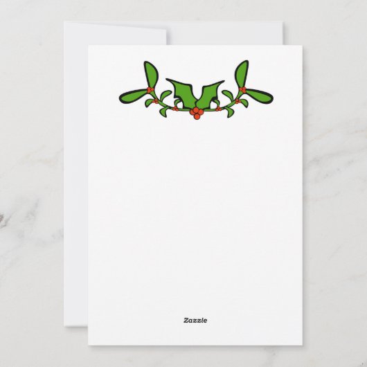 メリー日本のクリスマスカード シーズンカード (裏面)