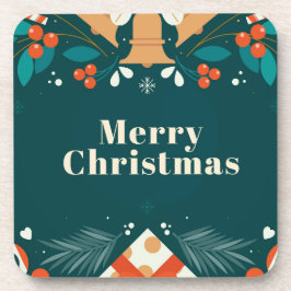 メリー明けスタイリッシュモダンの新年 コースター