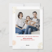 メリー明るいはっきりしたクリスマスカード シーズンカード (裏面)