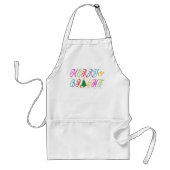 メリー明るいカラフルクリスマスツリー スタンダードエプロン (正面)