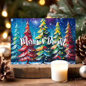 メリー明るいクカラフルリスマス シーズンカード