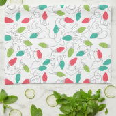 +メリー明るいクリスマスのキッチンタオル キッチンタオル (折り畳み)