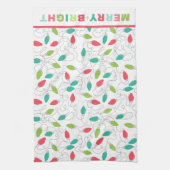 +メリー明るいクリスマスのキッチンタオル キッチンタオル (縦)