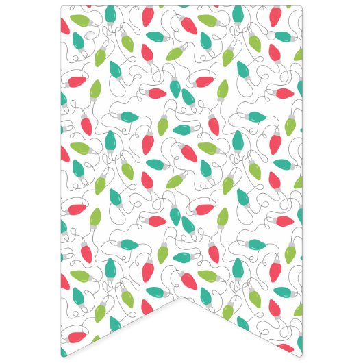 +メリー明るいクリスマスバンティングのバナー バンティングフラッグ (第1の旗)