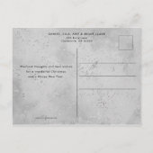 メリー明るいスクリプモダントと写真 ポストカード (裏面)