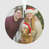 メリー明るいタイポグラフィのライトカラー オーナメント (裏面)