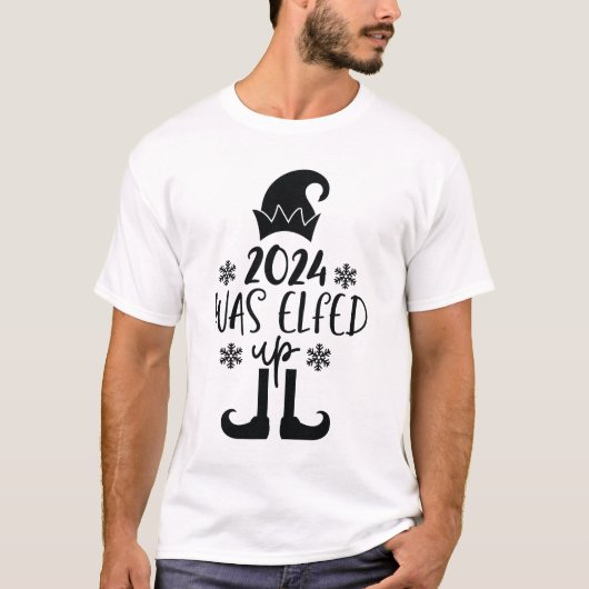 メリー明るいデザイン Tシャツ (正面)