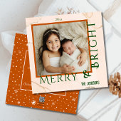 メリー明るいモダン可愛いはっきりしたタイポグラフィ1枚 シーズンカード