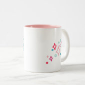 メリー明るい手書き ツートーンマグカップ (正面右)