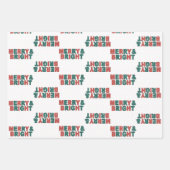 メリー明るい折り返し紙 ラッピングペーパーシート (正面2)